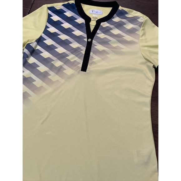 Greg Norman ML75 Play Dry Women's Activewear Top Tennis Golf Yellow Size S - Picture 3 of 4